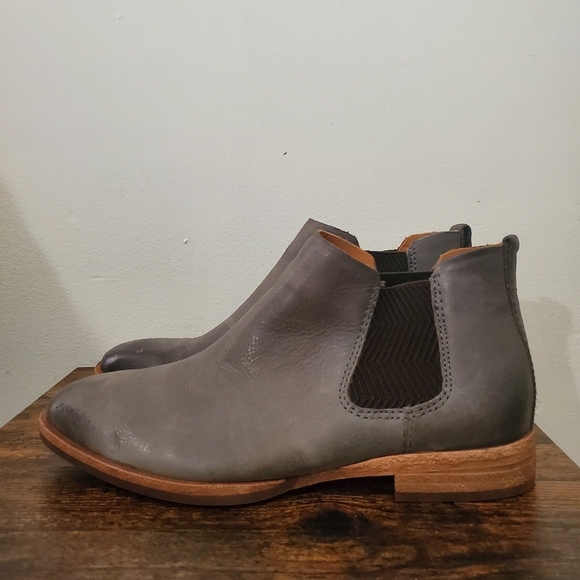 Womens Kork-Ease Kama Leather Booties Size 6.5 Grey - Picture 6 of 12